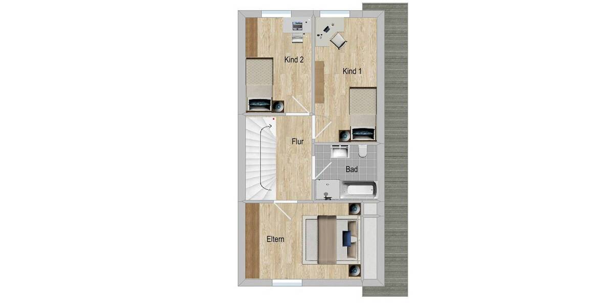 Doppelhaushälfte Berlin Rudow - 6 Zimmer, 135 m&sup2;, 498.000&euro; | Angebot:26820809