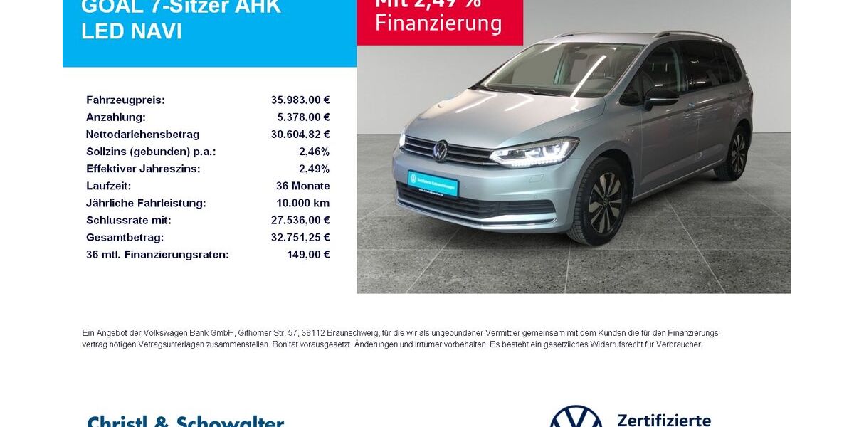 VW Touran 23.550 km 35.487 &euro; München 81476