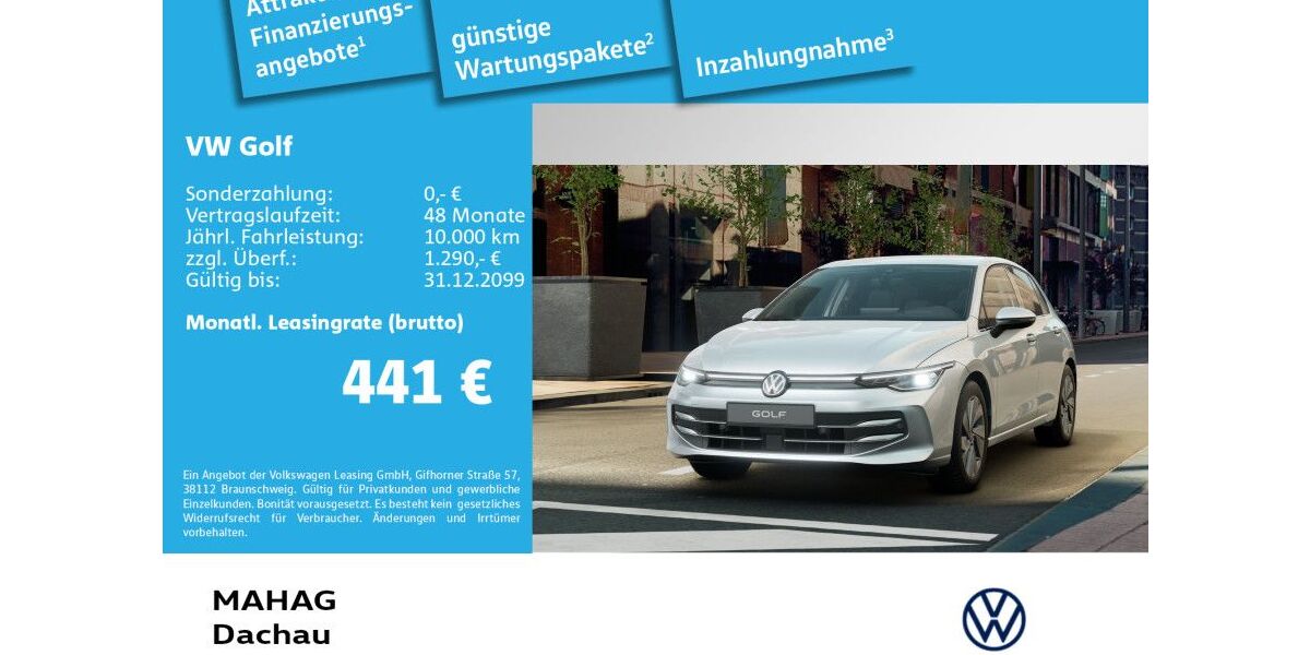 VW Golf 7.500 km 35.270 &euro; Dachau 85221