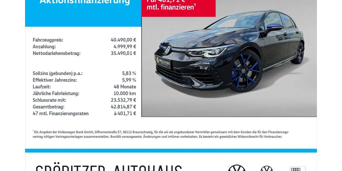 VW Golf 58.200 km 40.489 &euro; Gröditz 01609