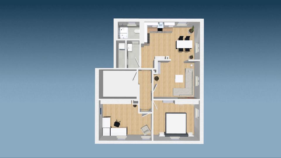 Etagenwohnung Werneck - 3 Zimmer, 85 m&sup2;, 850&euro; | Angebot:26040545