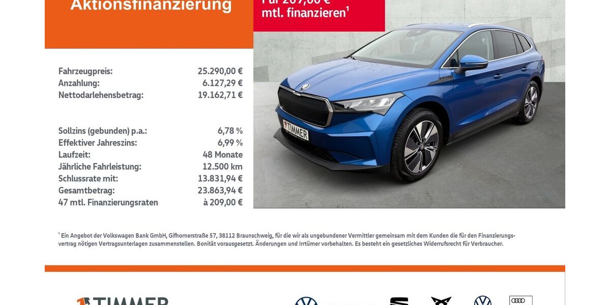 Skoda Enyaq 32.137 km 25.160 &euro; Gronau 48599