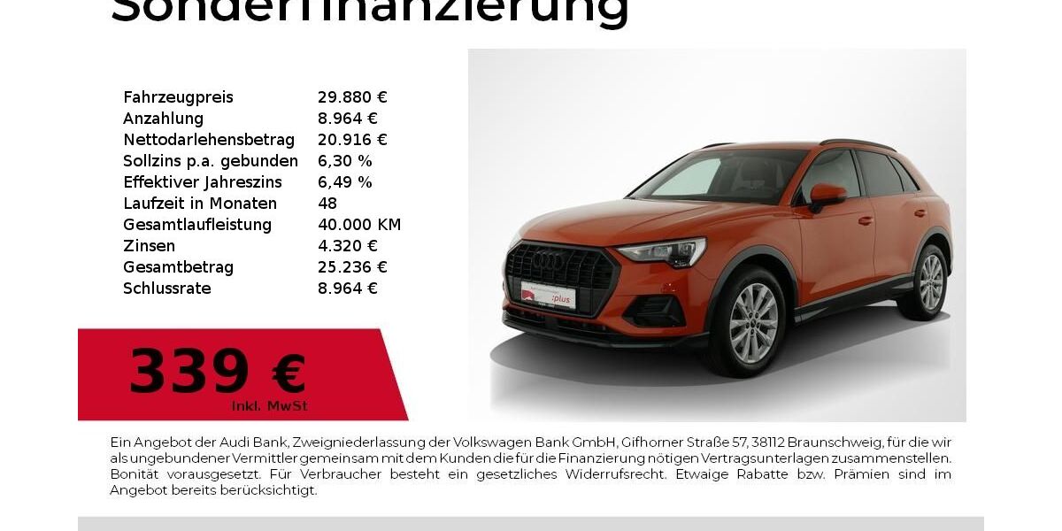 Audi Q3 42.200 km 29.880 &euro; Nürnberg 90411