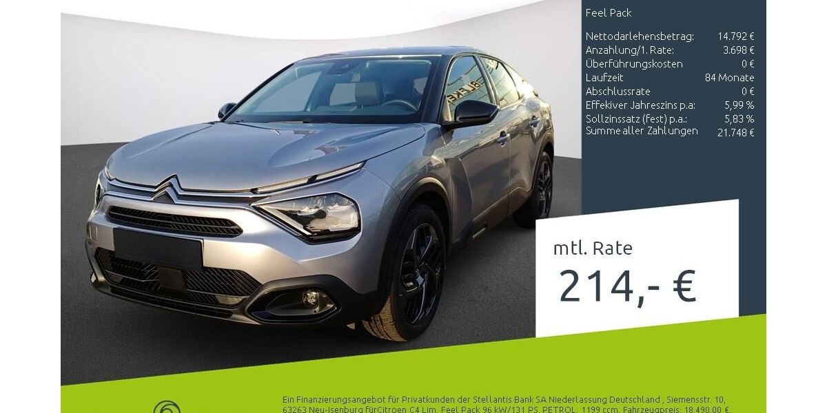 Citroen C4 20.543 km 17.860 &euro; Dülmen 48249