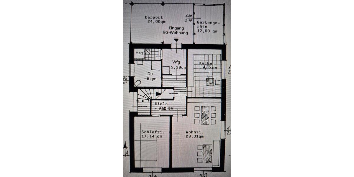 Erdgeschoßwohnung Grasberg - 1 Zimmer, 82 m&sup2;, 950&euro; | Angebot:25895357