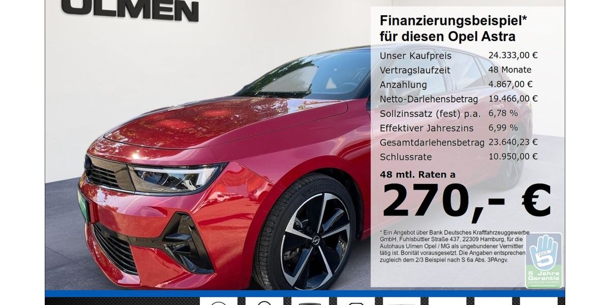 Opel Astra 12.195 km 24.333 &euro; Düsseldorf 40231