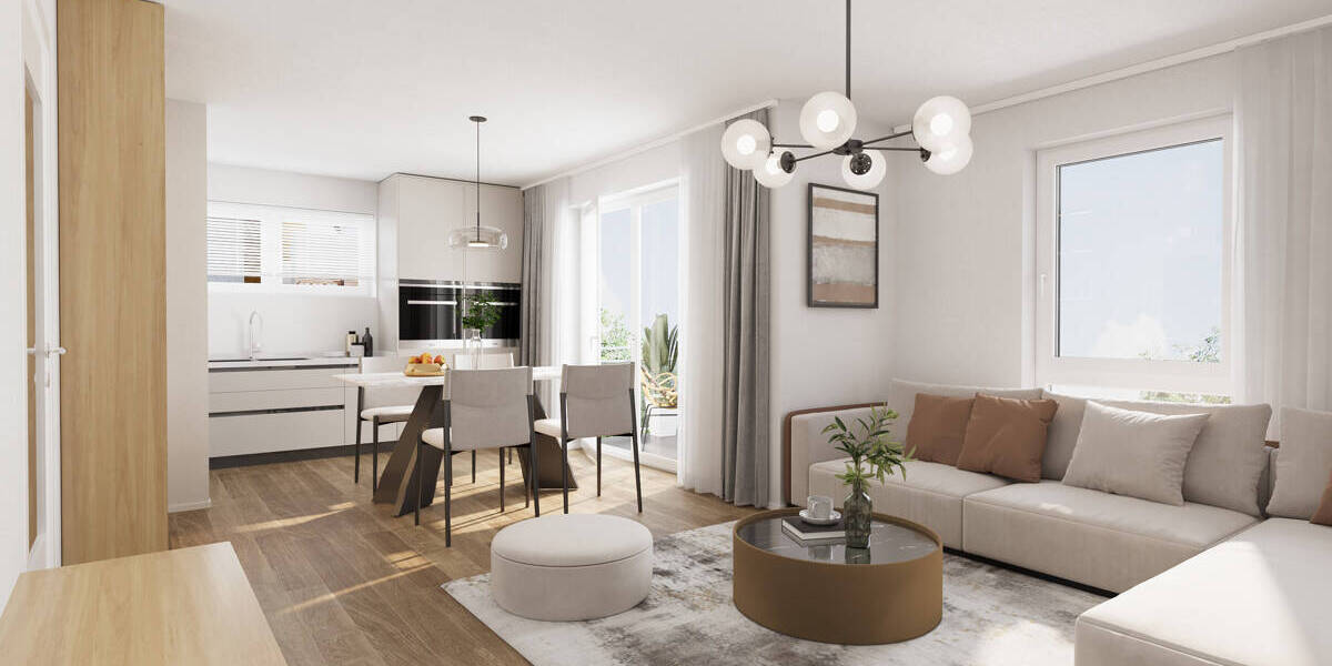 Etagenwohnung Nittenau / Bergham Bergham - 3 Zimmer, 74 m&sup2;, 350.056&euro; | Angebot:24111800