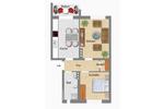 Erdgeschoßwohnung Magdeburg - 2 Zimmer, 54 m&sup2;, 609&euro; | Angebot:26292739