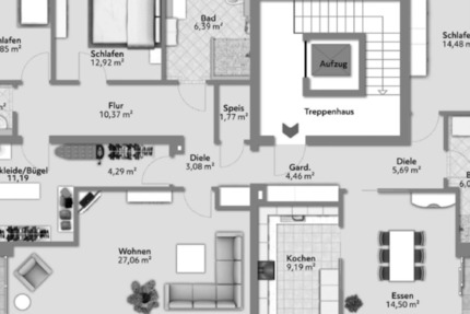 Neuwertige Eigentumswohnung mit 2 Tiefgaragenstellplätze zum Kauf zimmer