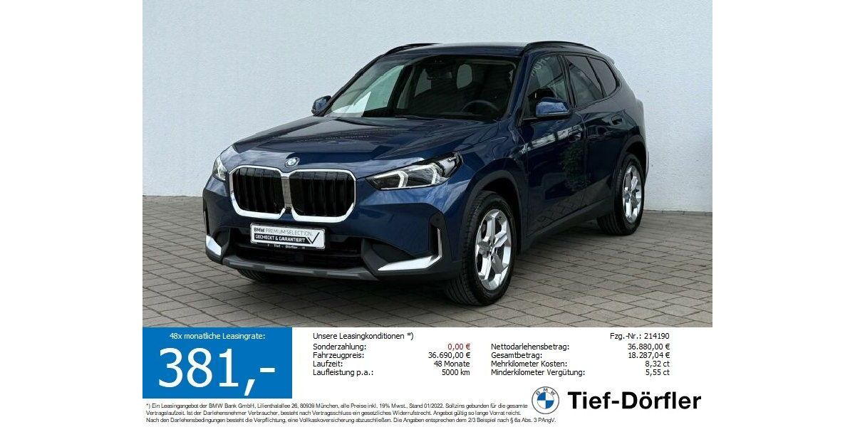 BMW X1 21.880 km 36.490 &euro; Marktsteft 97342