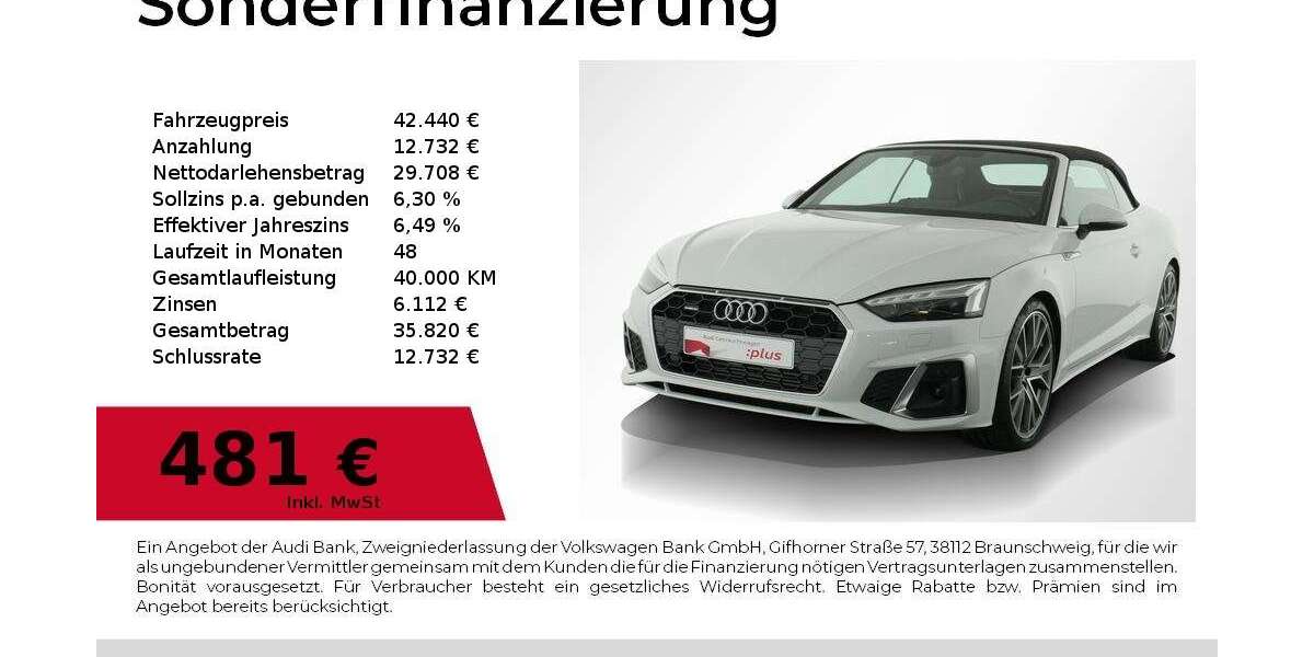 Audi A5 38.200 km 42.440 &euro; Nürnberg 90411