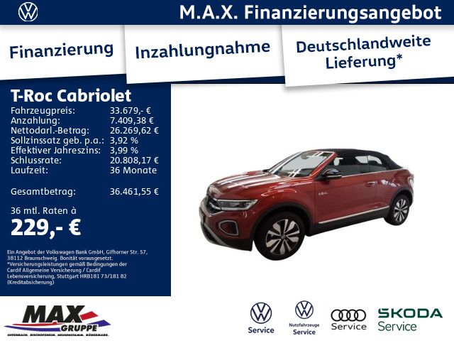 VW T-Roc 6.100 km 33.679 &euro; Bischofsheim 65474