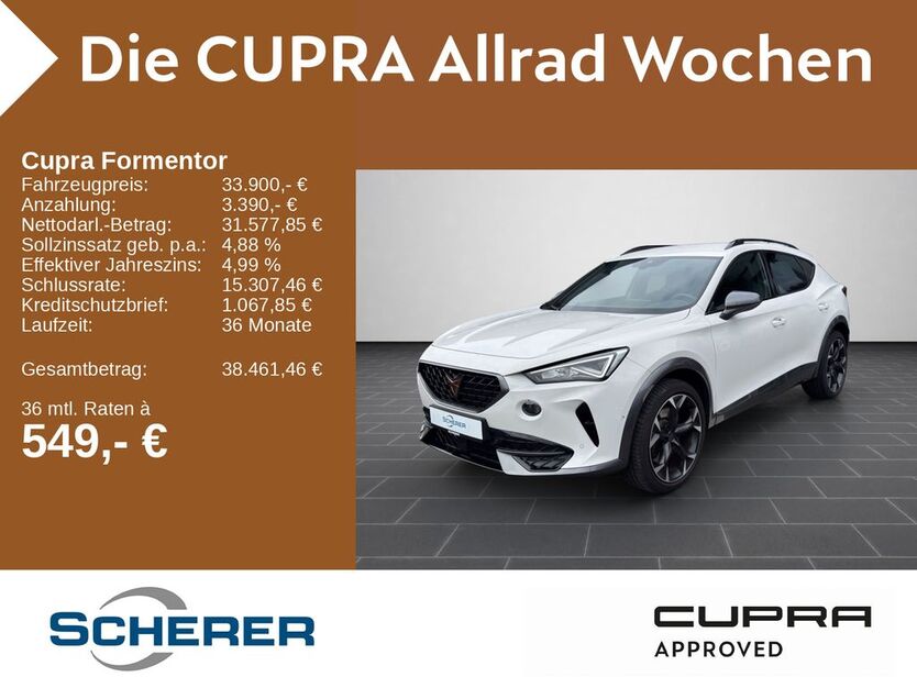 Cupra Formentor 17.472 km 33.500 € Ludwigshafen 67063