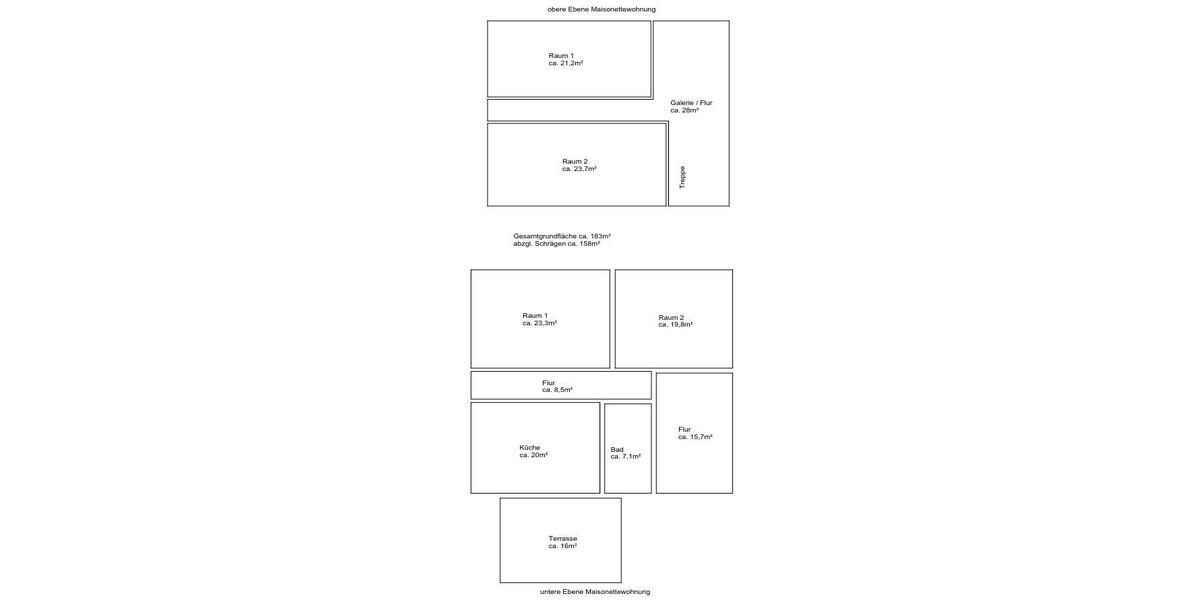 Maisonettenwohnung Wiesmoor - 4 Zimmer, 150 m&sup2;, 950&euro; | Angebot:26313178