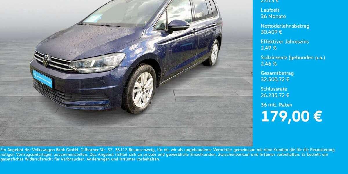 VW Touran 17.003 km 32.822 &euro; Unna 59423