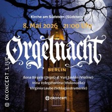 Orgelnacht 08.05.2026 Kirche am Sudstern