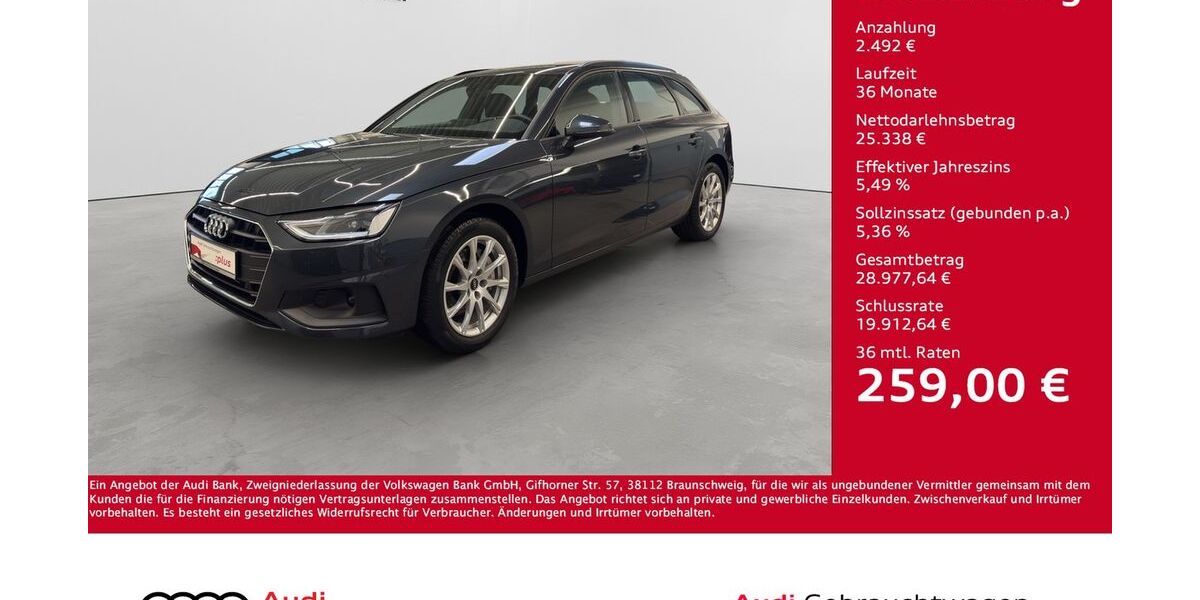 Audi A4 44.050 km 26.930 &euro; Giessen 35394