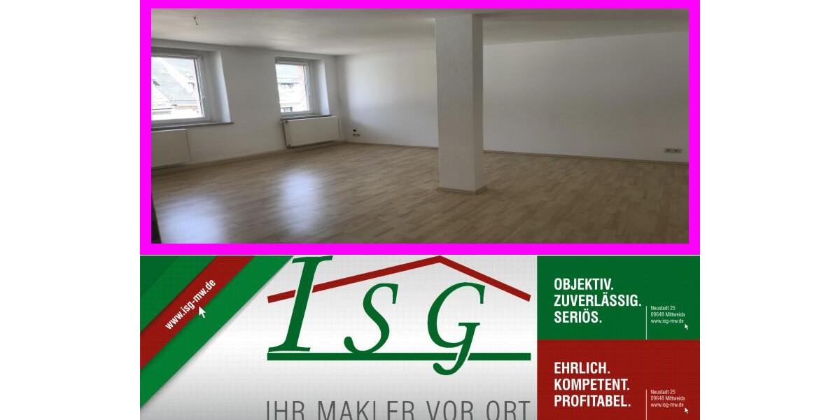 Etagenwohnung Mittweida - 2 Zimmer, 70 m&sup2;, 430&euro; | Angebot:25538620