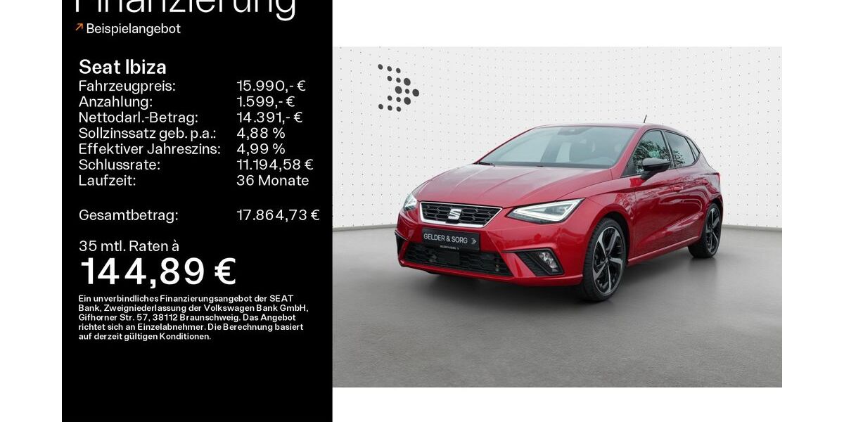 Seat Ibiza 77.897 km 15.990 &euro; Sand am Main 97522