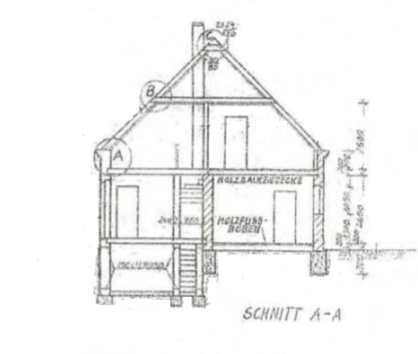 Sanierungsbedürftiges Wohnhaus im Dornröschenschlaf zimmer