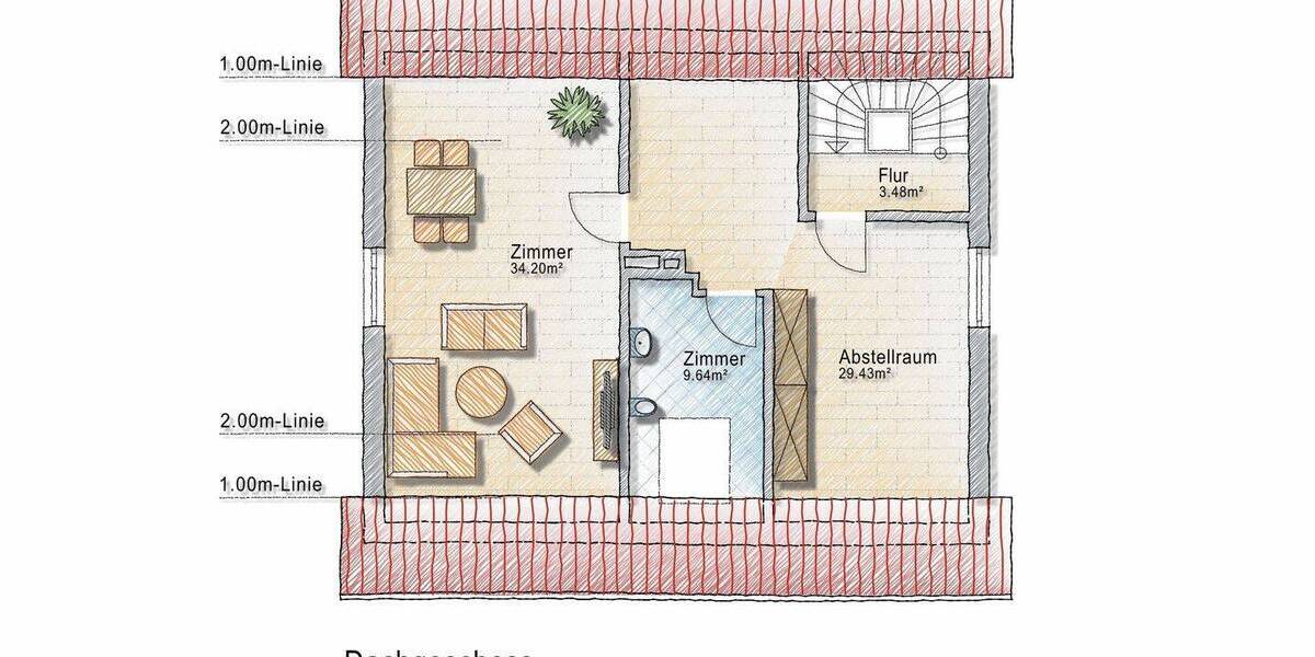 Einfamilienhaus Augsburg Haunstetten - 5 Zimmer, 206 m&sup2;, 2.300&euro; | Angebot:26874974