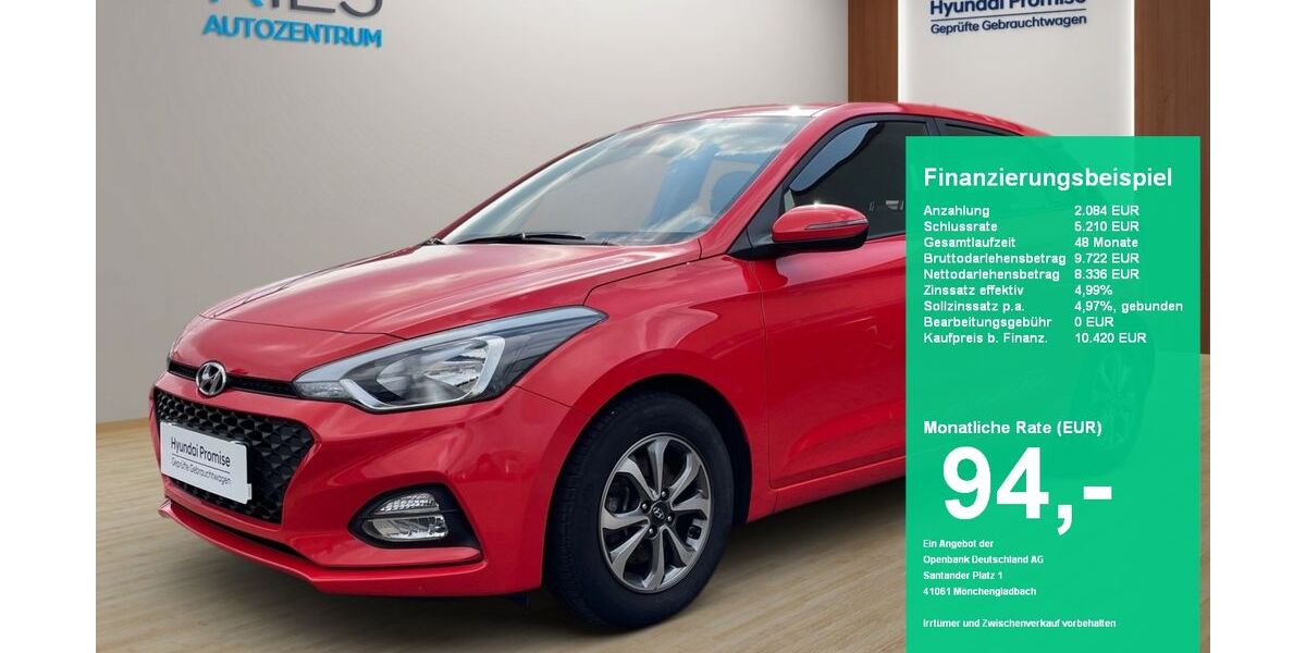 Hyundai i20 81.642 km 10.420 &euro; Bad Soden-Salmünster 63628