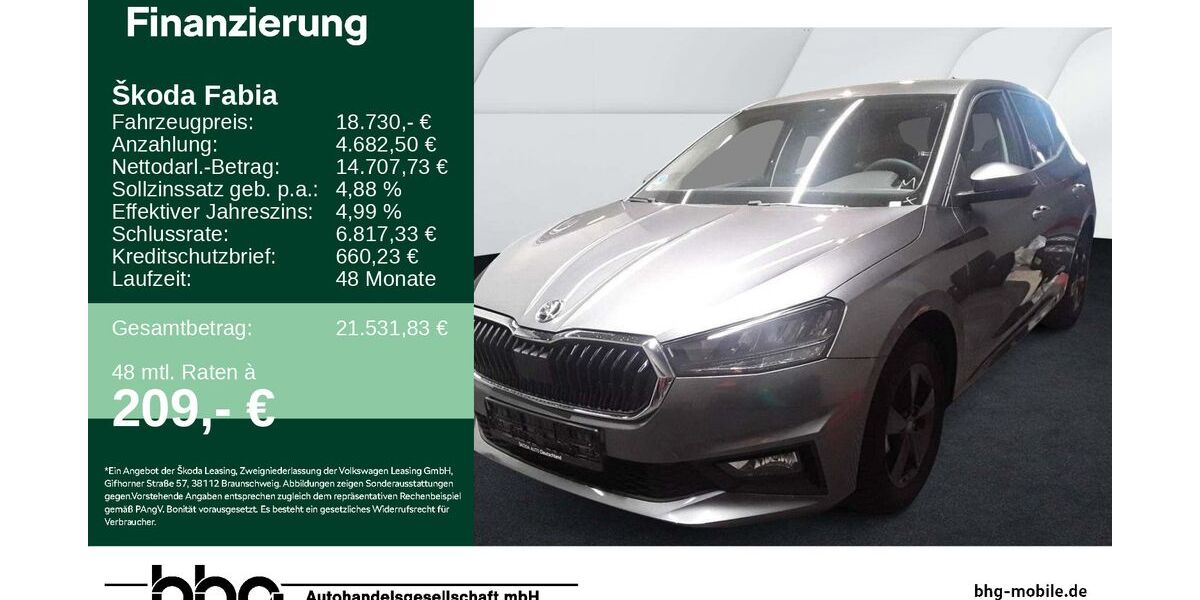 Skoda Fabia 5.692 km 18.730 &euro; Freudenstadt 72250