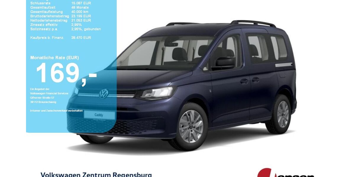 VW Caddy 4.900 km 28.470 &euro; Regensburg 93053