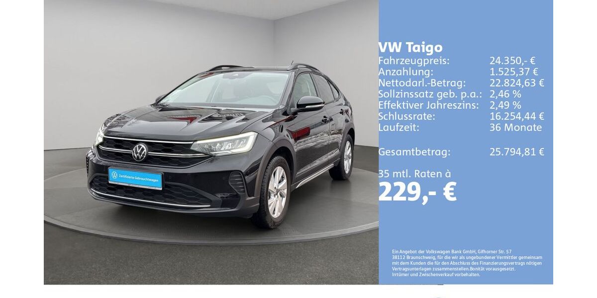 VW Taigo 9.938 km 24.350 &euro; Flensburg 24941