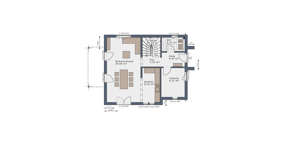 Einfamilienhaus Gomaringen - 4 Zimmer, 120 m&sup2;, 1.980&euro; | Angebot:25920768
