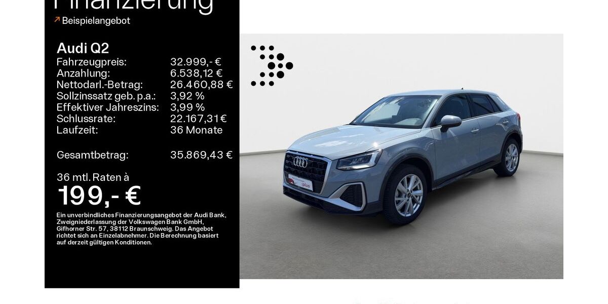 Audi Q2 9.600 km 32.999 &euro; Büdingen-Düdelsheim 63654