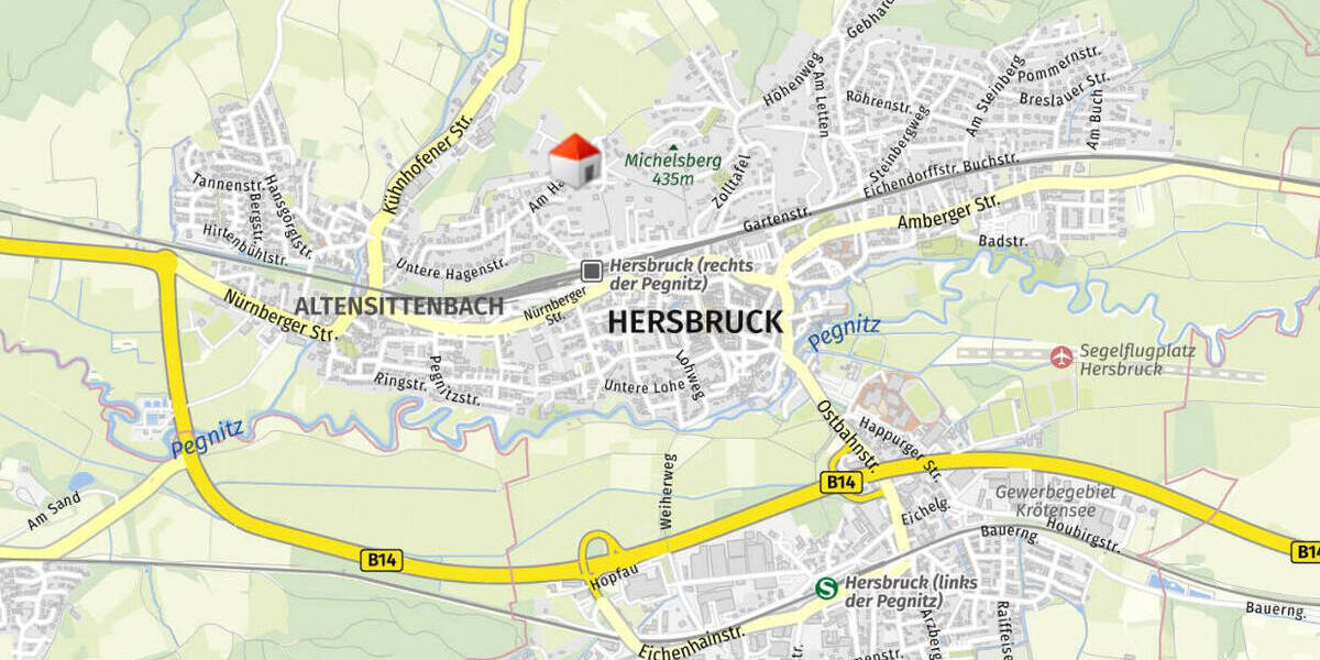 Etagenwohnung Hersbruck - 2 Zimmer, 62 m&sup2;, 195.000&euro; | Angebot:26257133