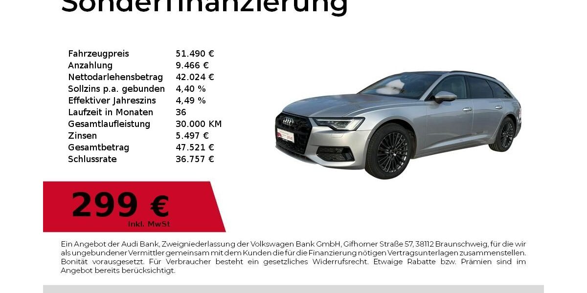 Audi A6 28.886 km 51.490 &euro; Dessau-Roßlau 06844