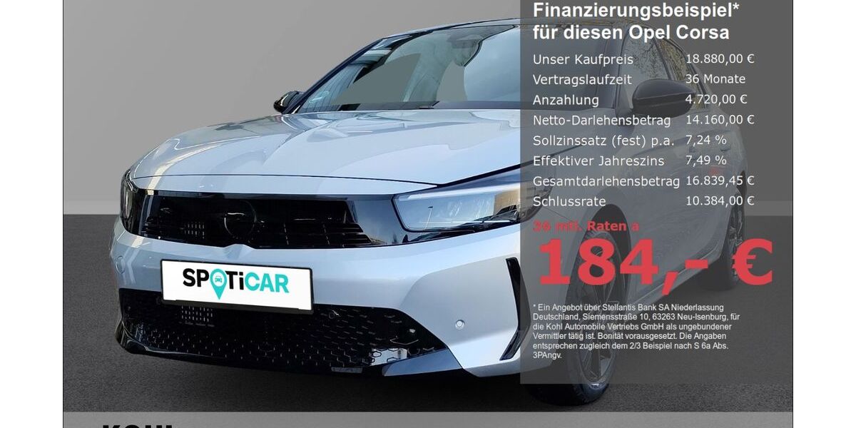 Opel Corsa 2.500 km 18.880 &euro; Aachen 52078