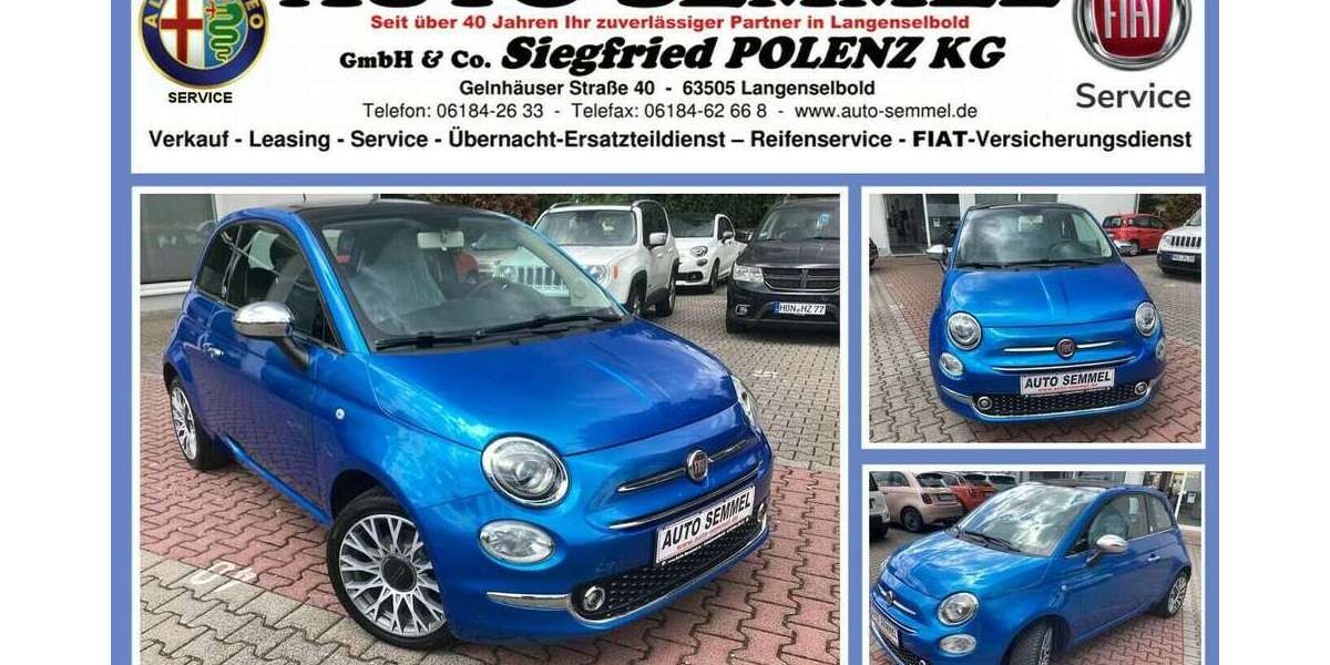 Fiat 500 29.997 km 10.800 &euro; Langenselbold 63505