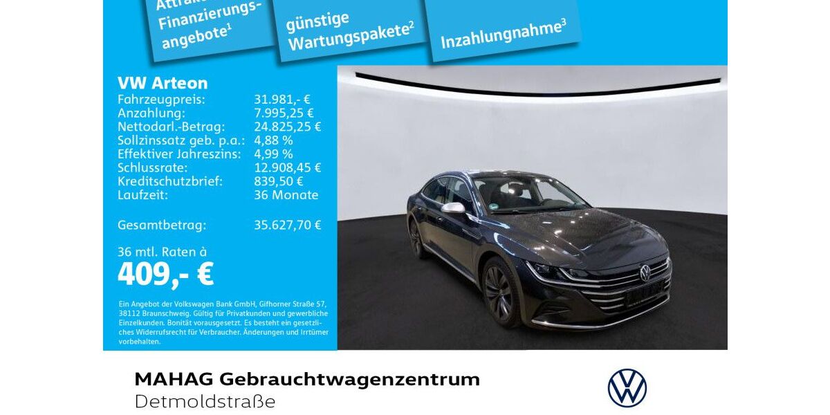 VW Arteon 50.952 km 28.284 &euro; München 80935