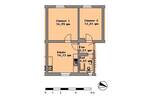 Etagenwohnung Lauta Torno - 2 Zimmer, 51 m&sup2;, 286&euro; | Angebot:26093140