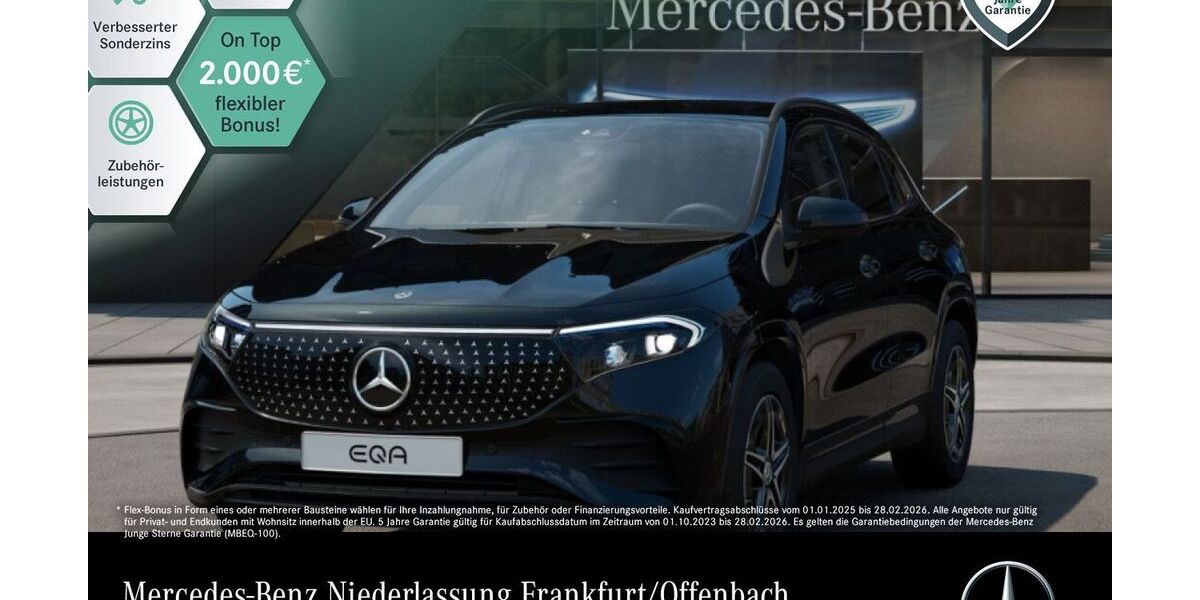 Mercedes-Benz EQA 10.429 km 38.890 € Frankfurt 60599