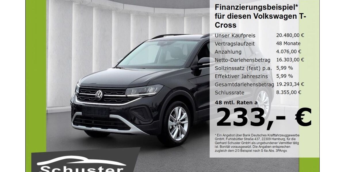 VW T-Cross 22.580 km 20.379 &euro; Ruhstorf 94099
