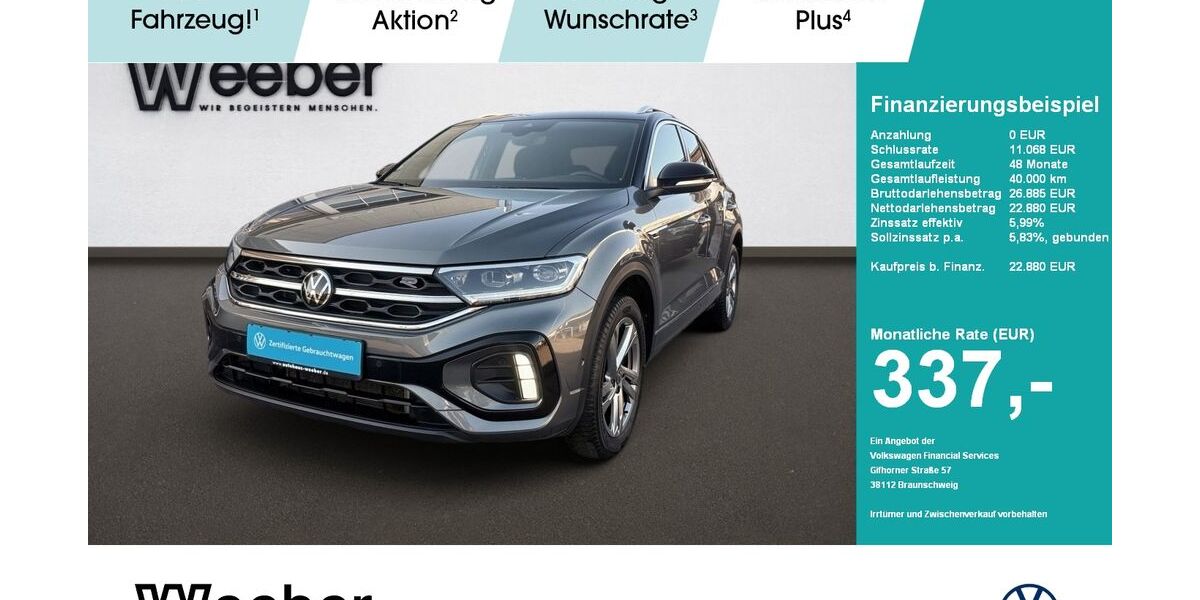VW T-Roc 45.043 km 22.590 &euro; Weil der Stadt 71263
