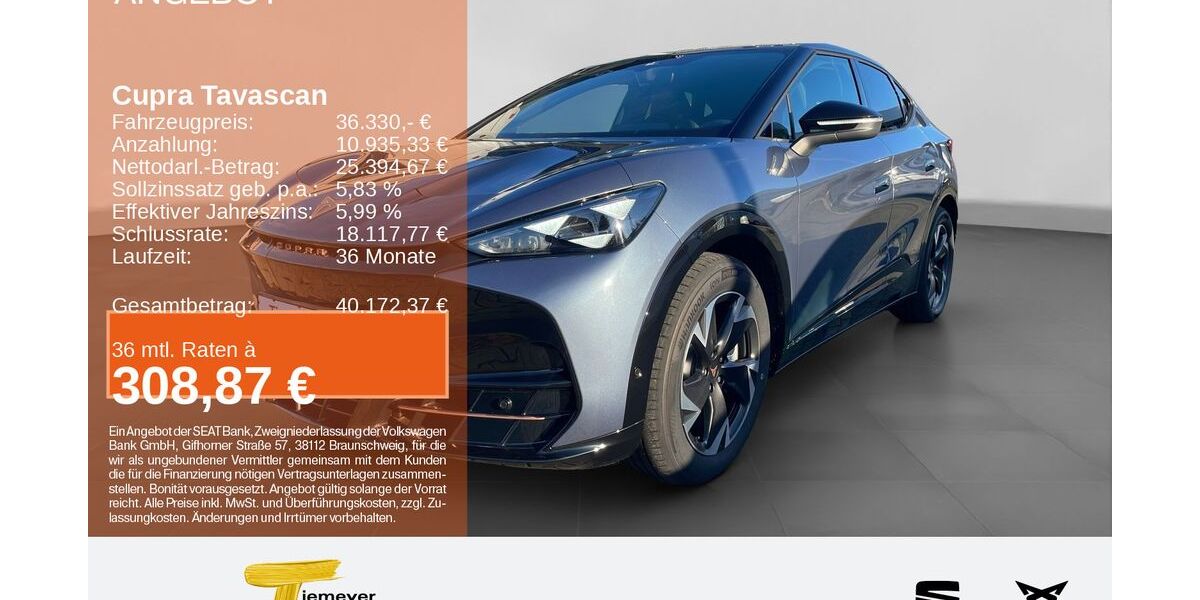Cupra Tavascan 5.000 km 36.330 &euro; Lüdenscheid 58513