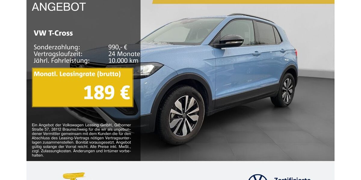VW T-Cross 6.015 km 21.870 &euro; Duisburg 47059
