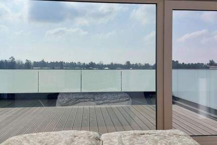 Modernes Ferientraumhaus am Bernsteinsee: Neubau-Doppelhaushälfte mit Luxusausstattung 3 zimmer