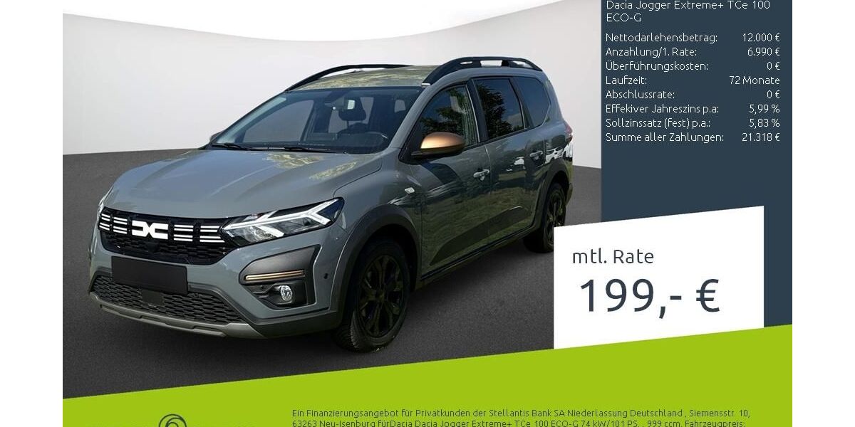 Dacia Jogger 30.257 km 18.990 &euro; Stuhr 28816
