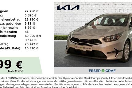 Kia ceed Sportswagon 9.270 km 22.750 € Roth 91154