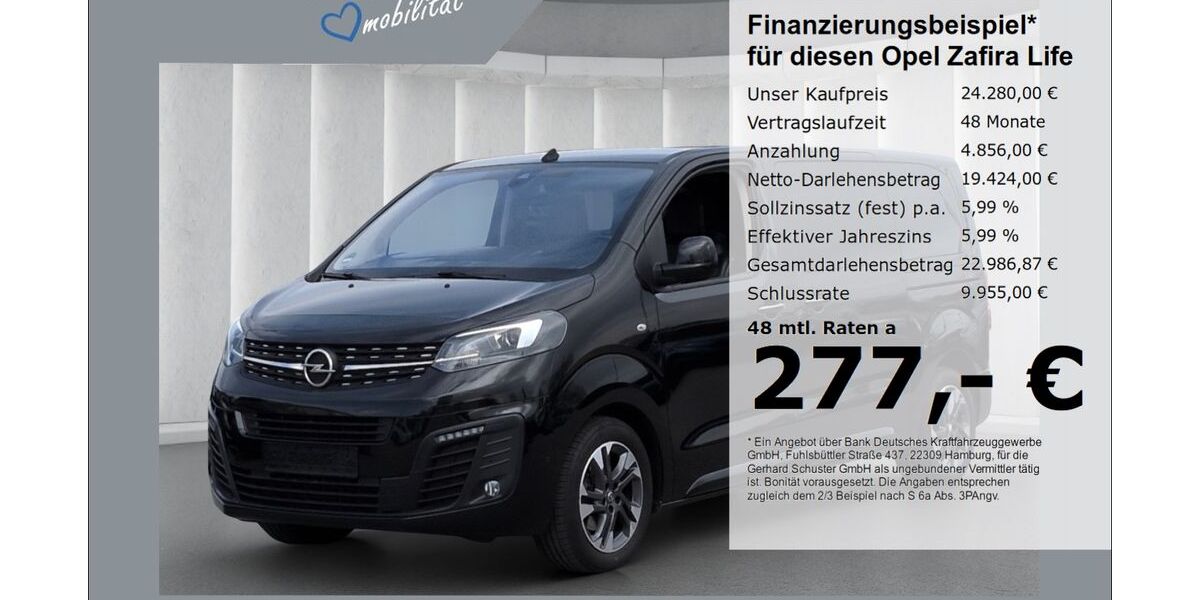 Opel Zafira Life 155.004 km 23.779 &euro; Ruhstorf 94099