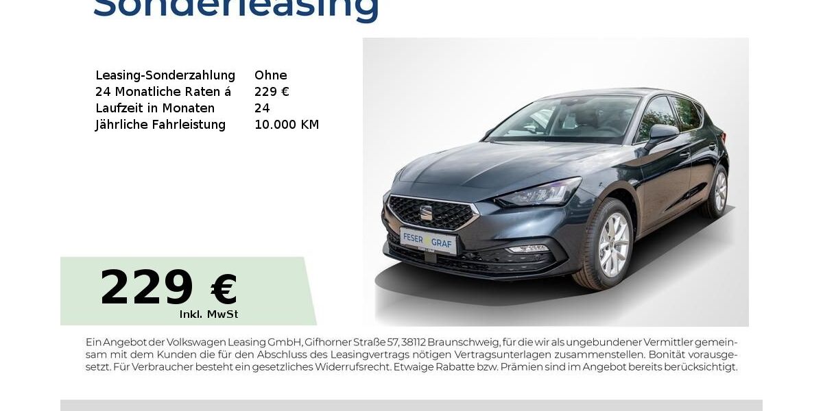 Seat Leon 7.500 km 27.980 &euro; Magdeburg 39118