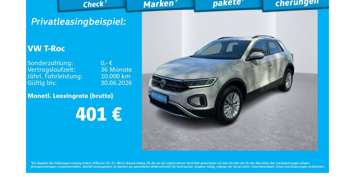 VW T-Roc 9.658 km 25.250 &euro; Glinde 21509