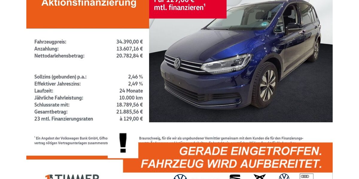 VW Touran 24.981 km 33.790 &euro; Meppen 49716
