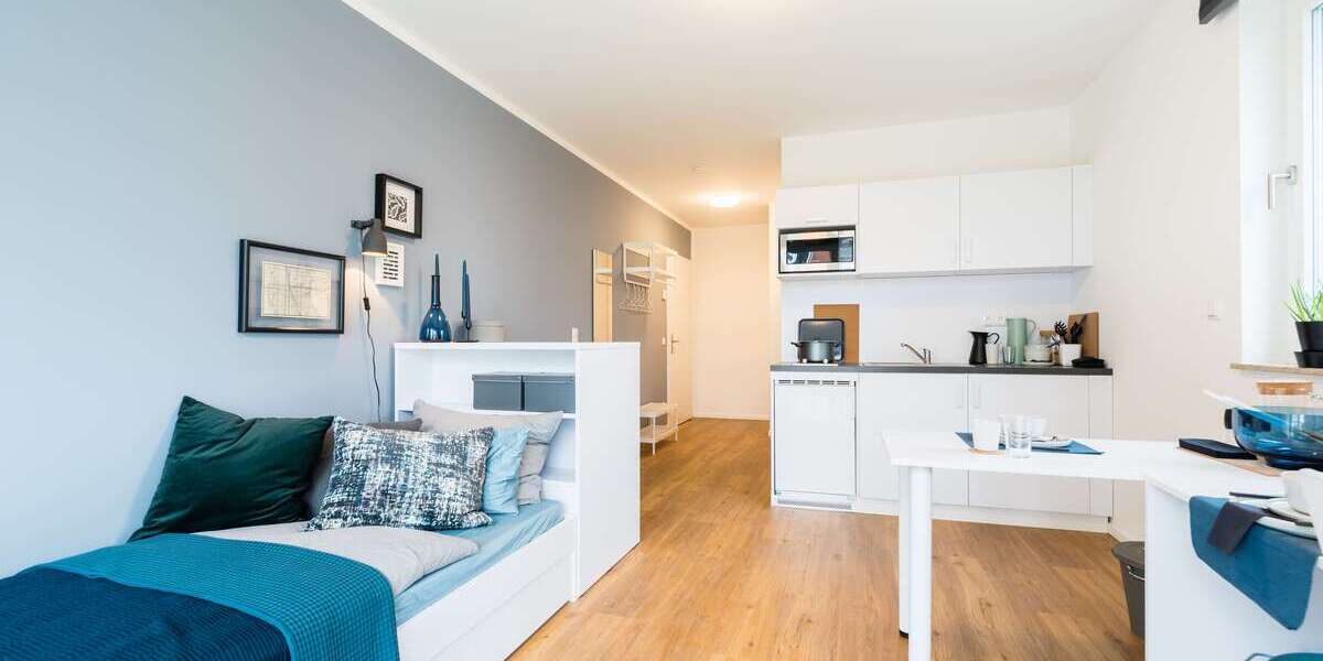 Etagenwohnung Potsdam Babelsberg Süd - 1 Zimmer, 28 m&sup2;, 645&euro; | Angebot:26803507
